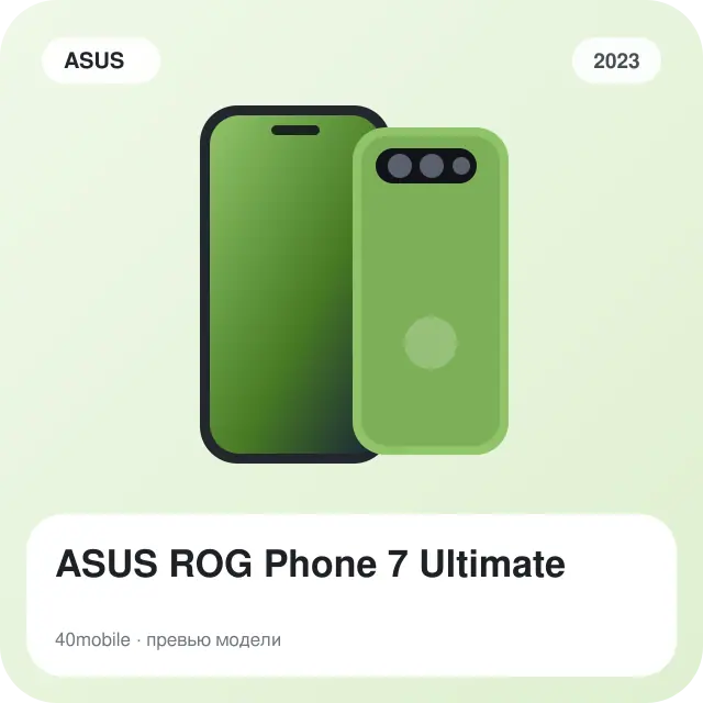 ASUS ROG Phone 7 Ultimate — изображение модели телефона