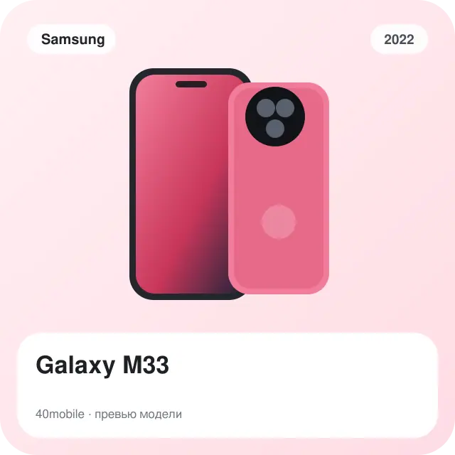 Galaxy M33 — изображение модели телефона