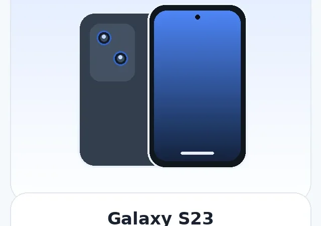 Galaxy S23 — изображение модели телефона