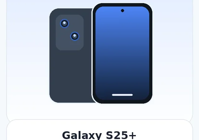 Galaxy S25+ — изображение модели телефона