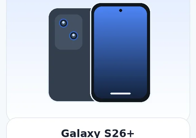 Galaxy S26+ — изображение модели телефона