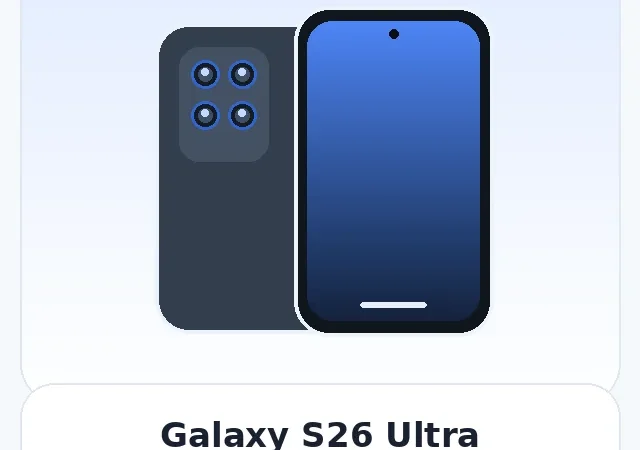 Galaxy S26 Ultra — изображение модели телефона