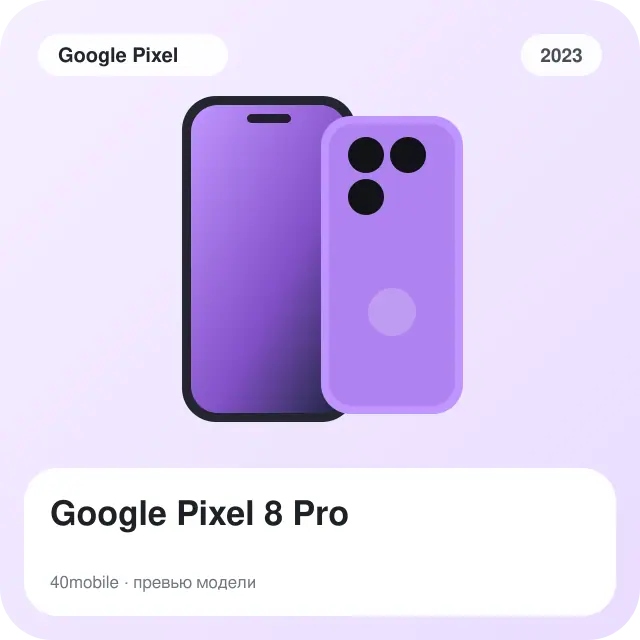 Google Pixel 8 Pro — изображение модели телефона