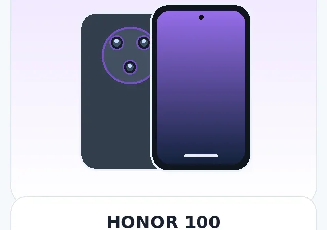 HONOR 100 — изображение модели телефона