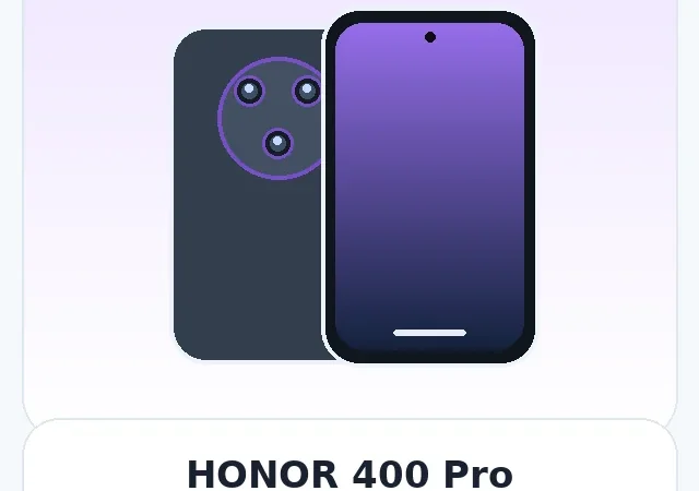 HONOR 400 Pro — изображение модели телефона