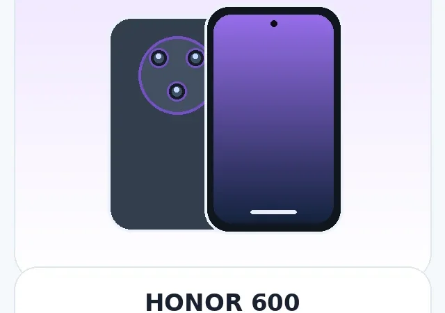 HONOR 600 — изображение модели телефона