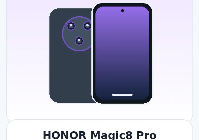 HONOR Magic8 Pro — изображение модели телефона