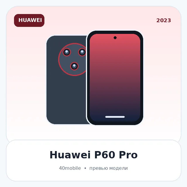 Huawei P60 Pro — изображение модели телефона