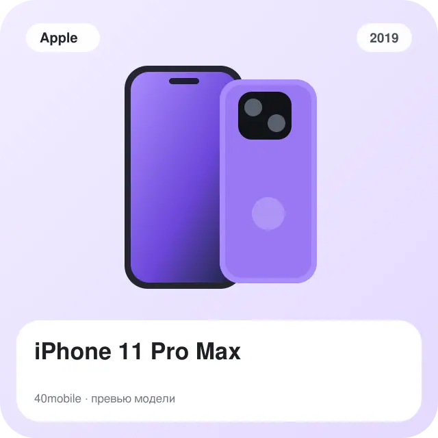 iPhone 11 Pro Max — изображение модели телефона
