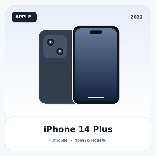 iPhone 14 Plus — изображение модели телефона