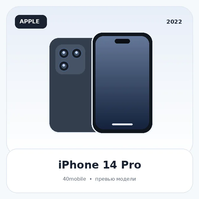 iPhone 14 Pro — изображение модели телефона