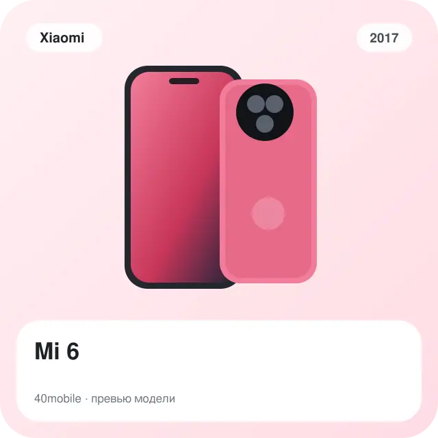 Mi 6 — изображение модели телефона