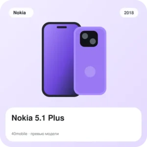 Nokia 5.1 Plus — изображение модели телефона