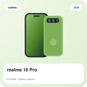 realme 16 Pro — изображение модели телефона