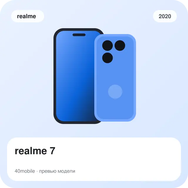 realme 7 — изображение модели телефона