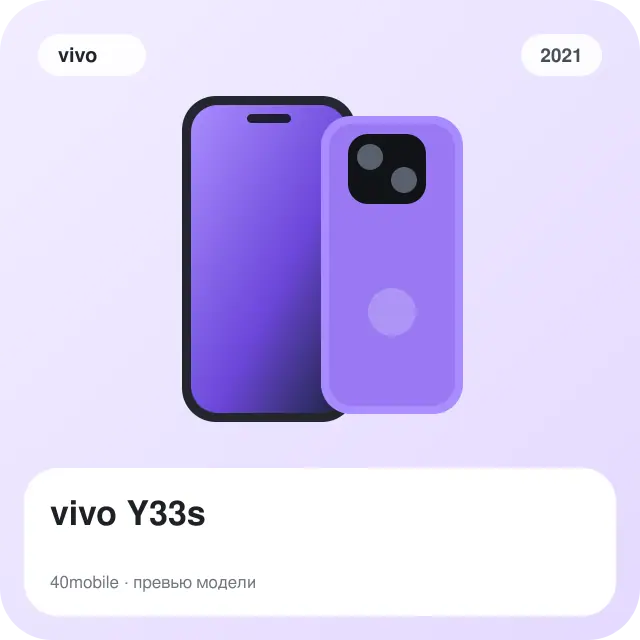 vivo Y33s — изображение модели телефона