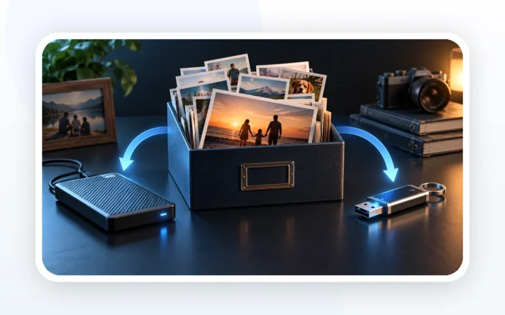 Иллюстрация к статье «Как организовать резервное копирование семейных фотографий на два носителя»