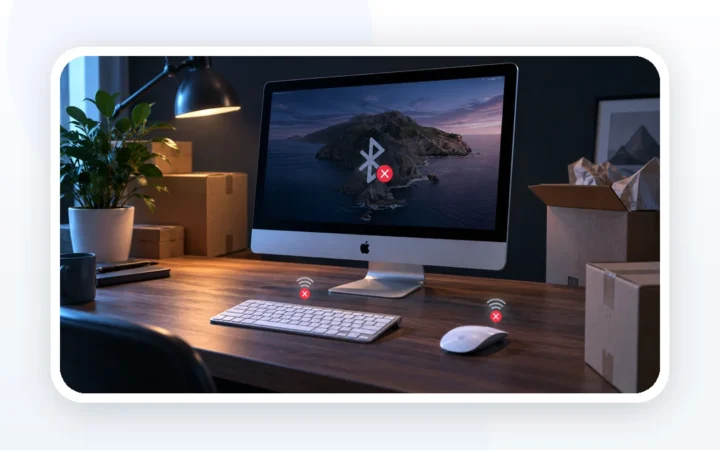 Иллюстрация к статье «Клавиатура и мышь не подключаются к iMac после переезда»